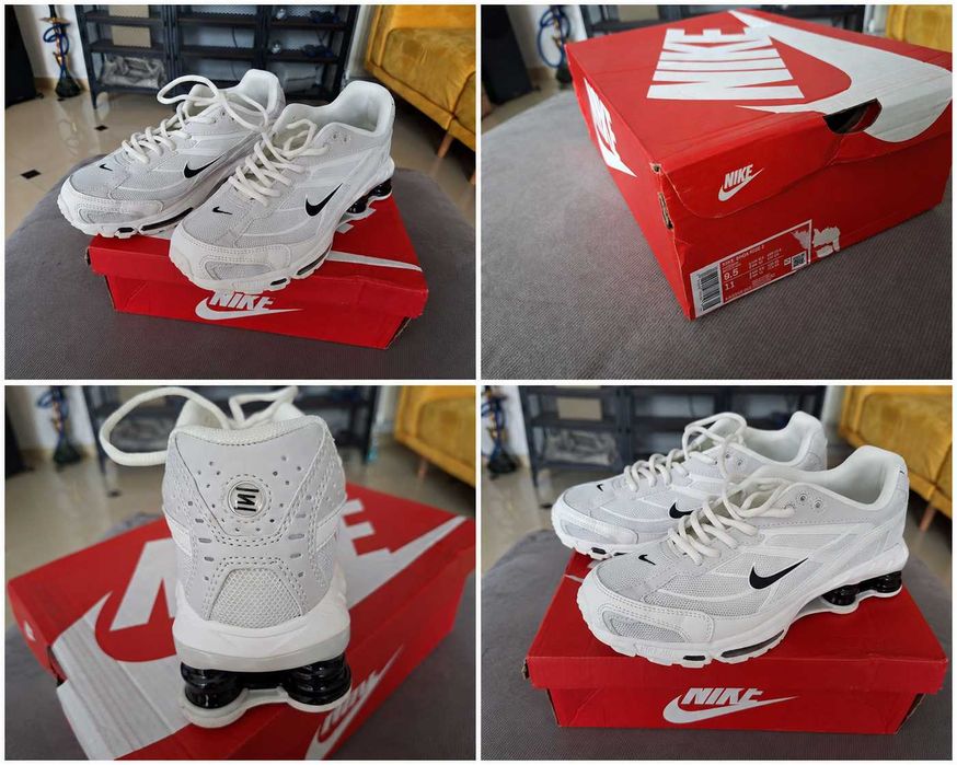 Vand adidasi Sneakers Nike Shox Ride 2 White/Black – Noi, Nepurtați – Mărimea 43 EU / US 9.5