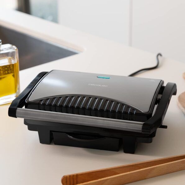 Cecotec Rock'nGrill Dark 1000 Електрически грил – 1000 W, каменно покр