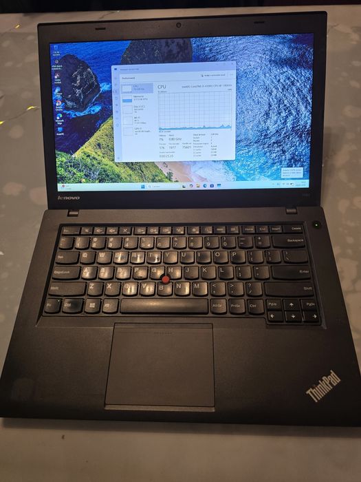 Laptop Lenovo T440, i5-4300, ram 8gb, ssd 128gb, bat 4h