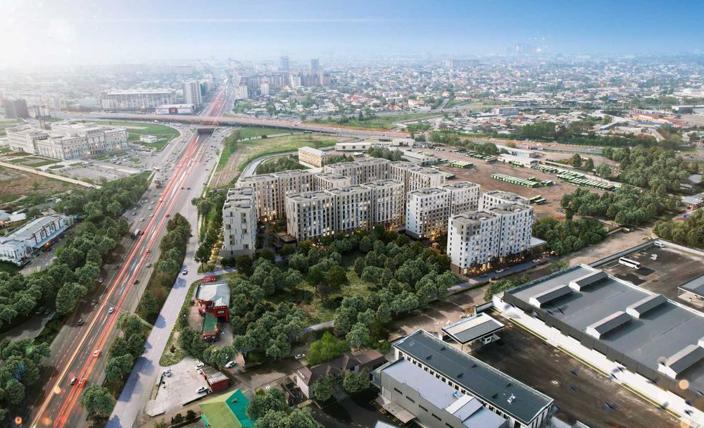 Нафас олиш осон бўлган жой 3 хонали квартира ипотека бор (И)