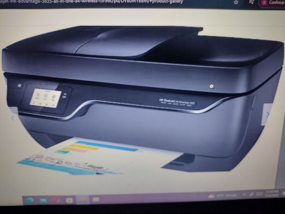 Multifunctional HP Deskjet Ink Advantage 3835 All-in-One, A4, Wireless