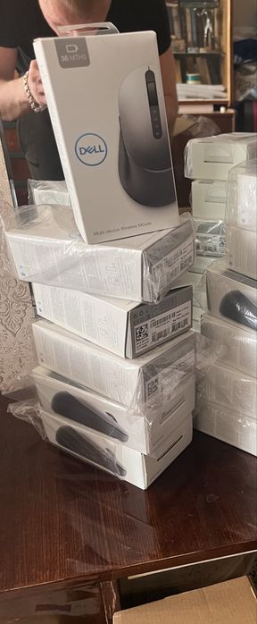 Мышки безпроводные Dell, logitech.