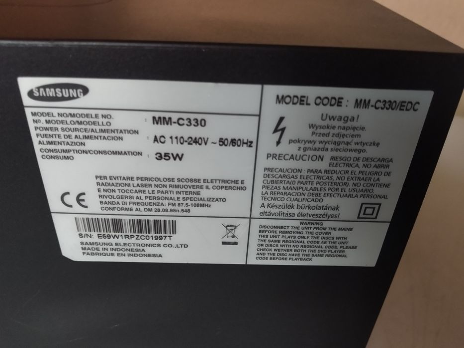Mini sistem audio Samsung MM 330