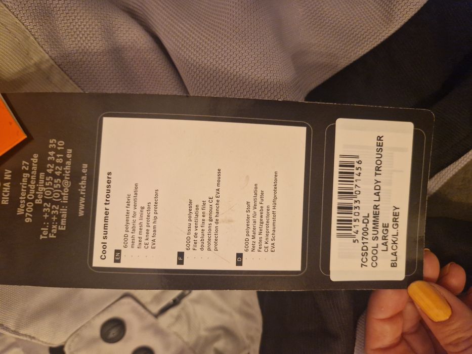 NOI! Pantaloni Moto Richa Mesh/Vară – Cu etichetă