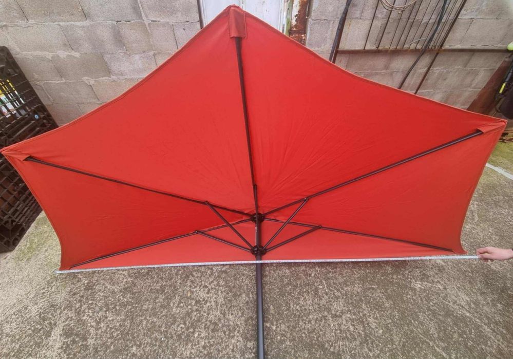 Чадър за тераса и балкон, половин чадър, козирка