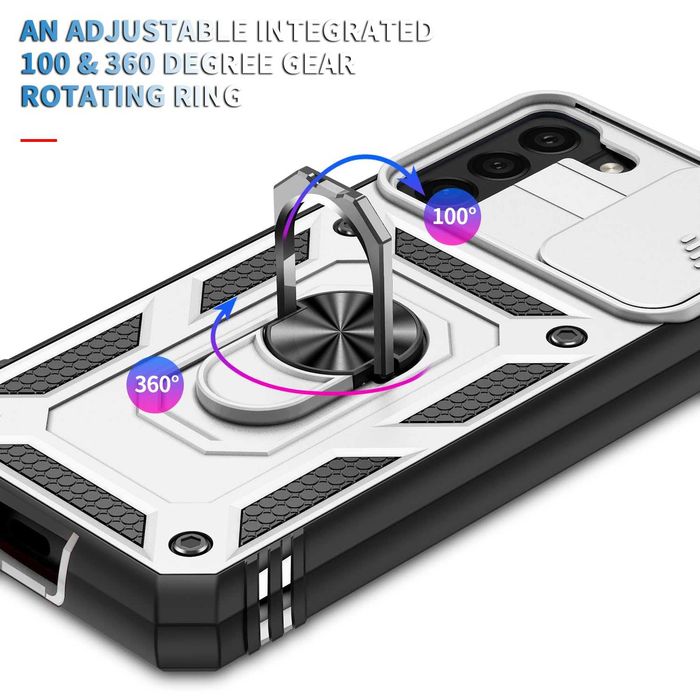 Husa Noua Telefon Samsung S22 5G cu protectie camera si suport