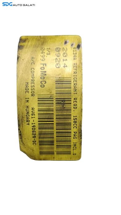 Compresor AC Aer Conditionat Clima Ford Galaxy 2 2.0 TDCI TYWA KLWA UKWA AZWC QXWC UFWA QXWB QXWA 2006 - 2015 Cod AV61-19D629-DC [M8273]