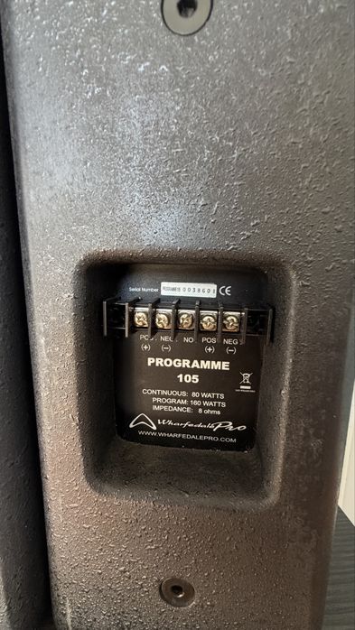 Pereche Boxe Profesionale Pasive Wharfedale Pro Programme 105 (2 x 80W RMS)