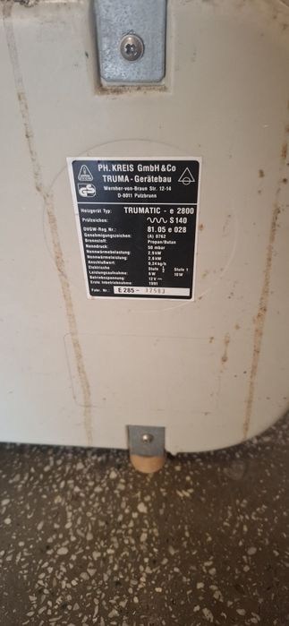 Vând soba truma rulota