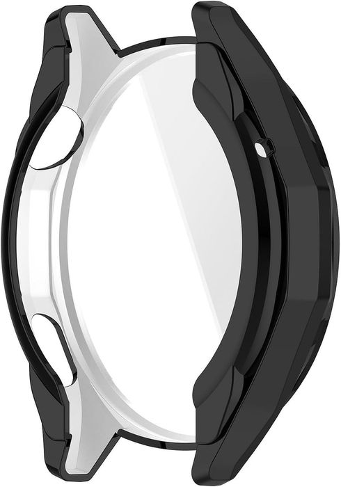 Силиконов кейс 360° градуса за часовник huawei watch gt6 46mm - черен