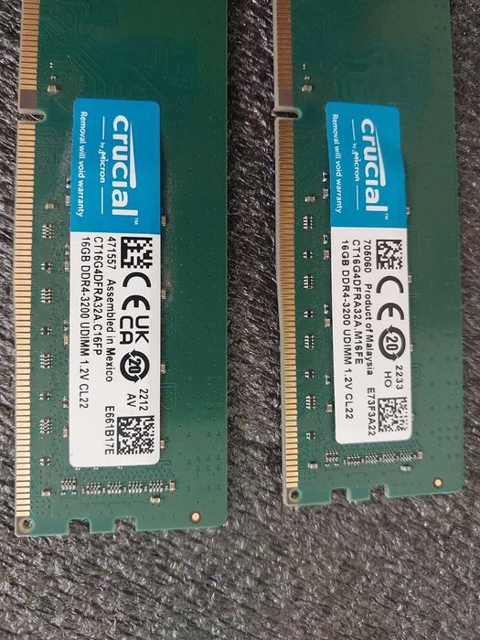32GB 3200Mhz CL22 - DDR4 RAM памет