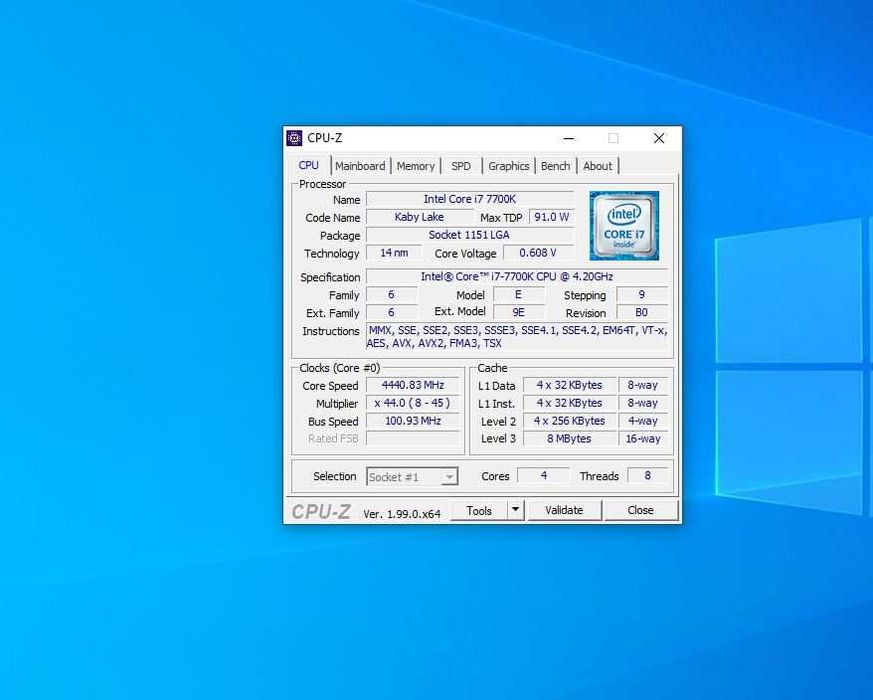 Procesor socket 1151 Intel Kaby Lake, Core i7 7700K 4.2GHz