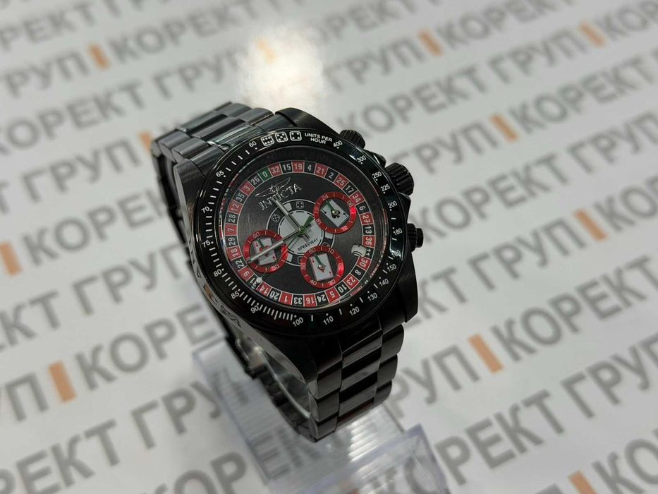 Invicta Speedway Roulette Casino Chronograph GMT