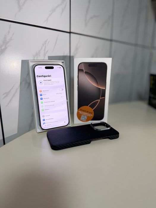 iPhone 16 Pro Ca Nou Natural Titaniun Garantie  5G Impecabil 128GB Liber De Retea