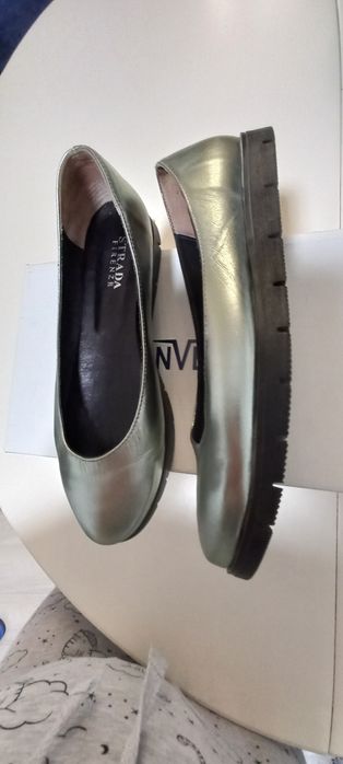 Balerini din piele naturala