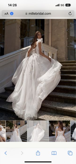 Булченска рокля Mille bridal Evita . Уникална