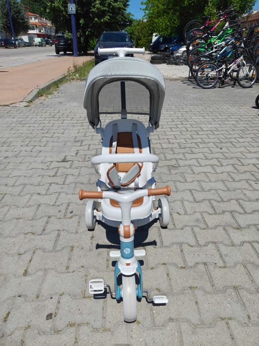 BYOX Детска триколка COMPACTO 4в1 син