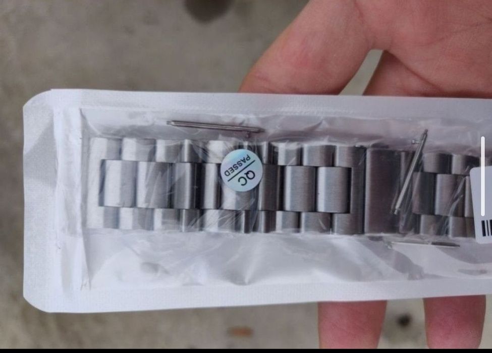 Curea metalica metal inox gri argintie 22 22mm noua Seiko tissot