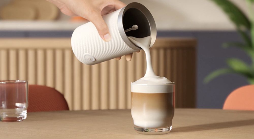 Aparat de spumare lapte PHILIPS Baristina BAR311/00, 0.12l, alb