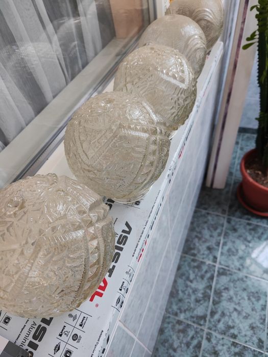 Ретро стъклени плафониери