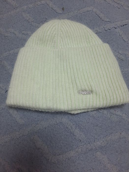 Шапка,ангора,салатовая