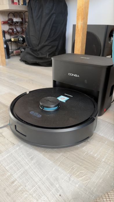Cecotec Conga Y50 Прахосмукачка робот с Лазерно Картографиране и Всмукателна мощност 5000Pa Черна