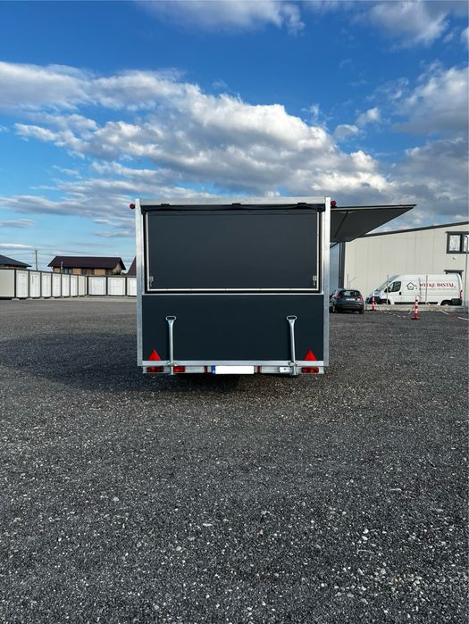 Rulota Comerciala Fast Food 4x2.5x2.3m, In Stoc Si La Comanda