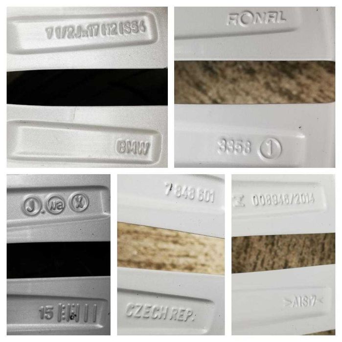 4бр.Оригинални алуминиеви джанти BMW Style 483M 17 цола за 2 серия