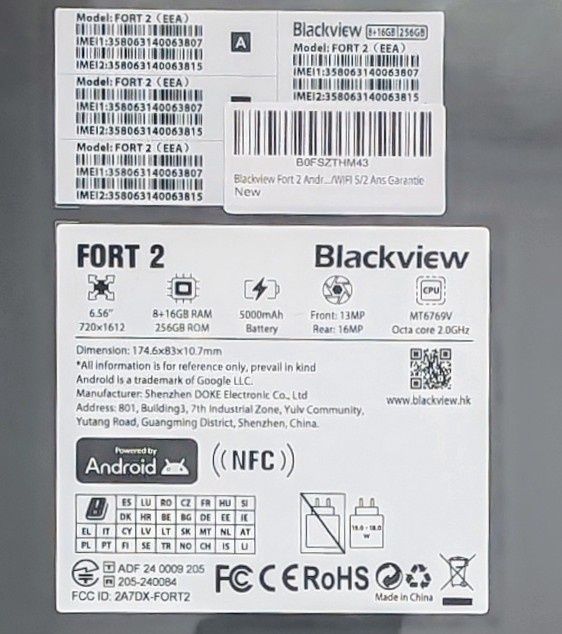 BLACKVIEW Fort 2 NFC Black 8+16/256 GB sigilat!
