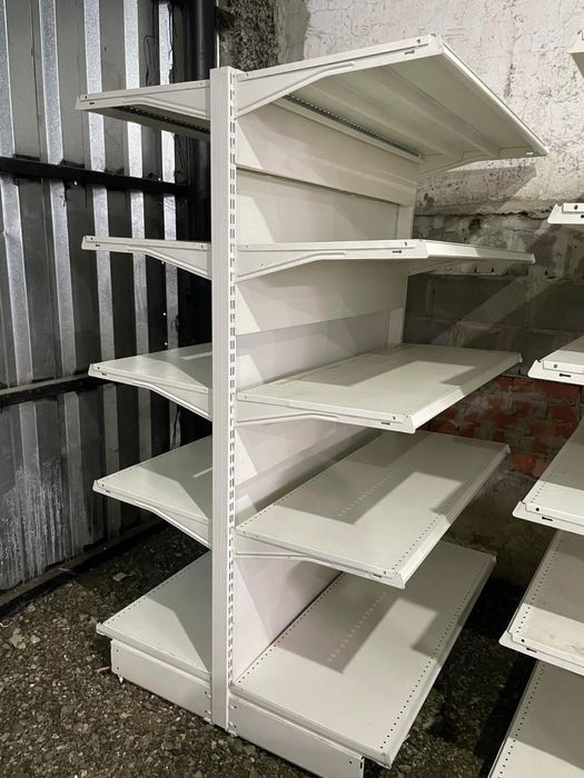 Стеллажи двусторонние б/у