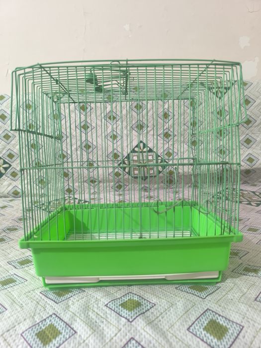Зелёная птичья клетка