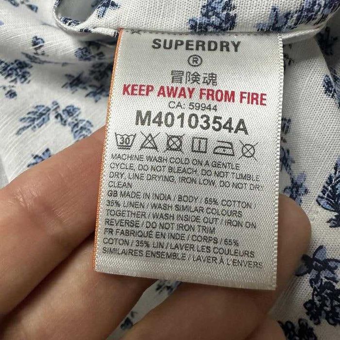Мъжка лятна риза Superdry, размер L