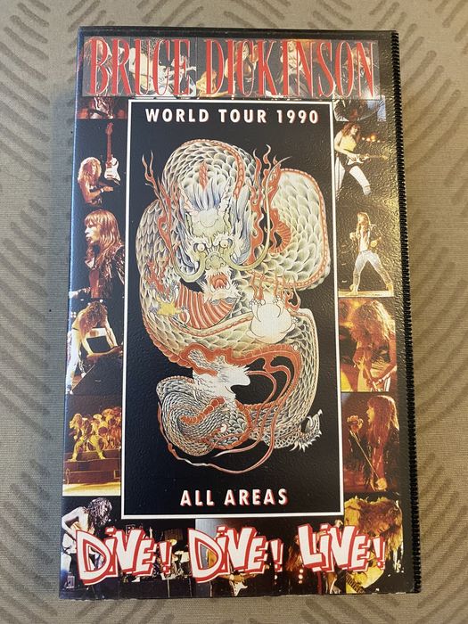 Bruce Dickinson VHS Iron Maiden Ultra Rare.