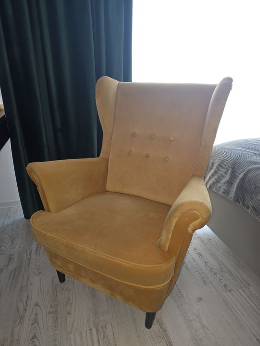 Vand fotoliu catifea galben xxxlutz