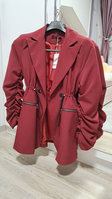 Дамско сако - Бургунди