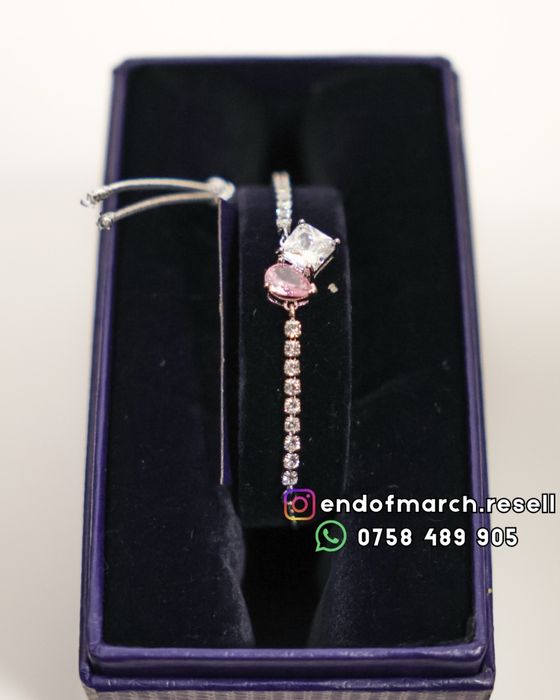 Bratara Swarovski Attract Soul double crystal