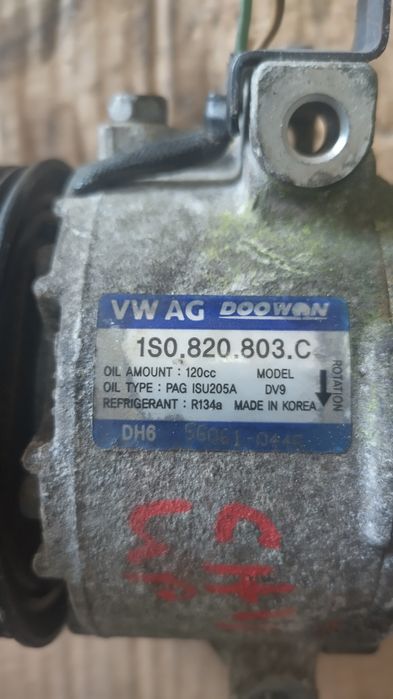 Compresor ac Volkswagen up 3 Skoda rapid 3 2012-2017 1S0820803C