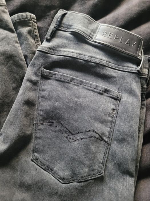 Дънки Replay сиви