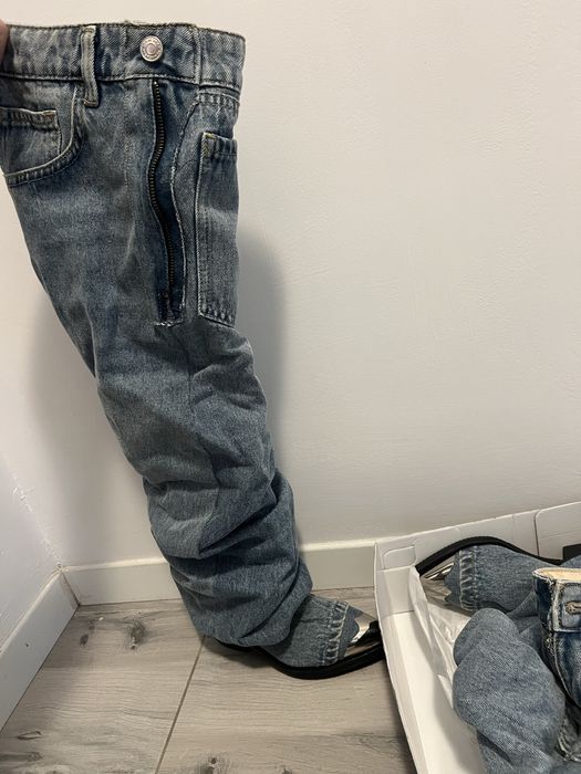 Cizme dama jeans celine