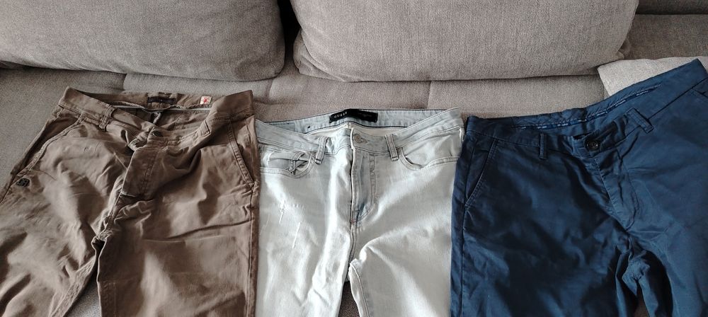 Продавам маркови комплект мъжки ризи и панталони и поотделно