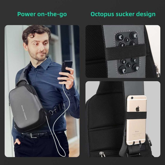 Сумка через плечо MR7056, рюкзак с одной лямкой Бренд: MARK RYDEN