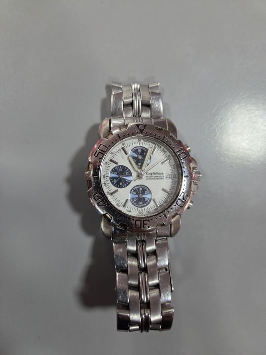 Ceas vintage Krug-Baümen Sportsmaster Chronograph