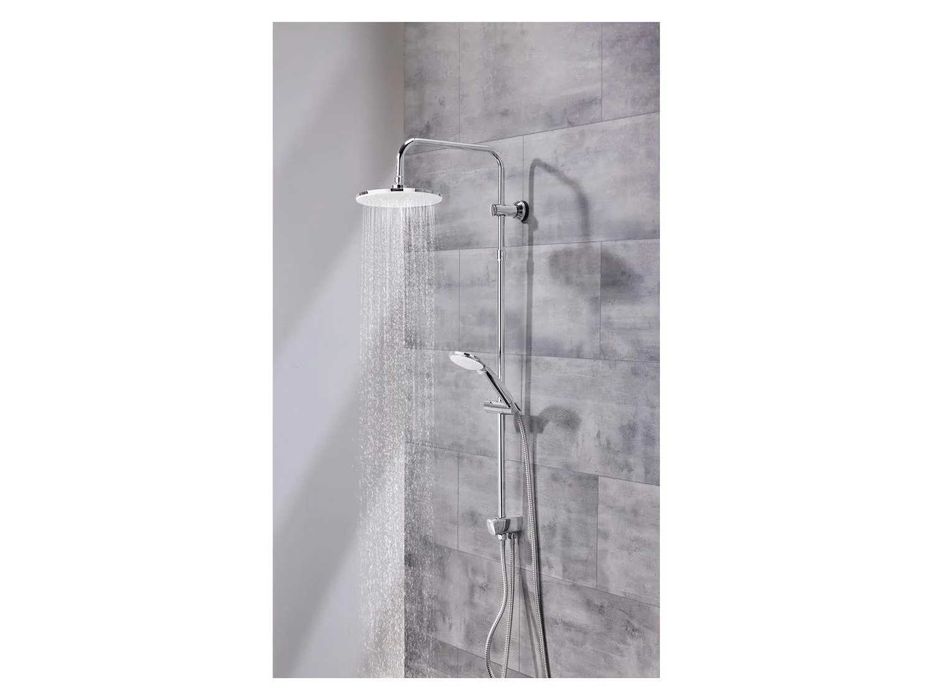 Sistem dus LIVARNO home, Coloană cu cap fix efect ploaie și pară