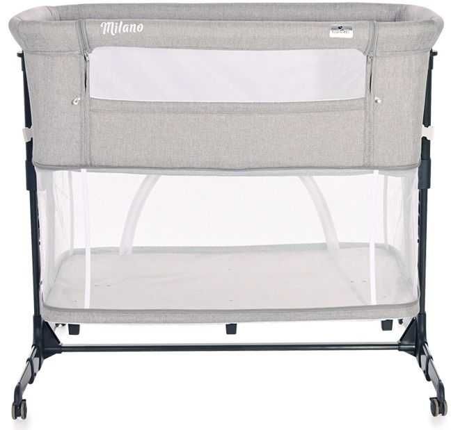Детска кошара Next to me Lorelli 2 в 1 - Milano, Сива