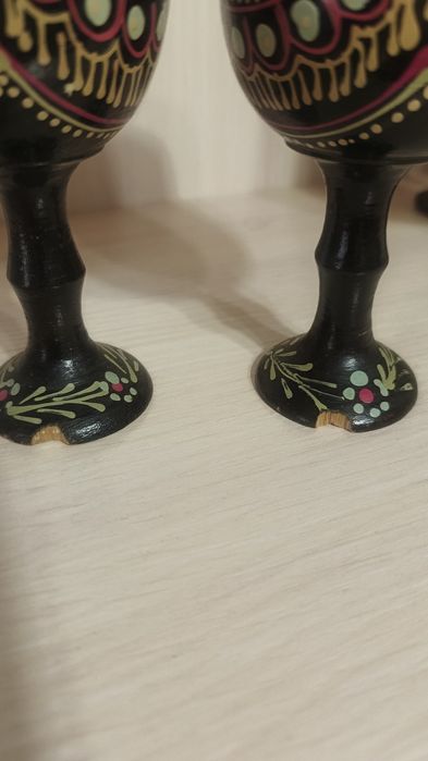 Продам фужеры стопки "Хохлома"