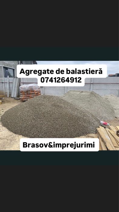 Nisip, pietris, pamant vegetal de calitate