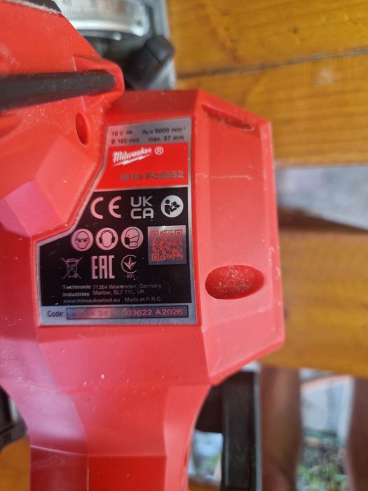Circular Milwaukee M18 FCS552 2026
