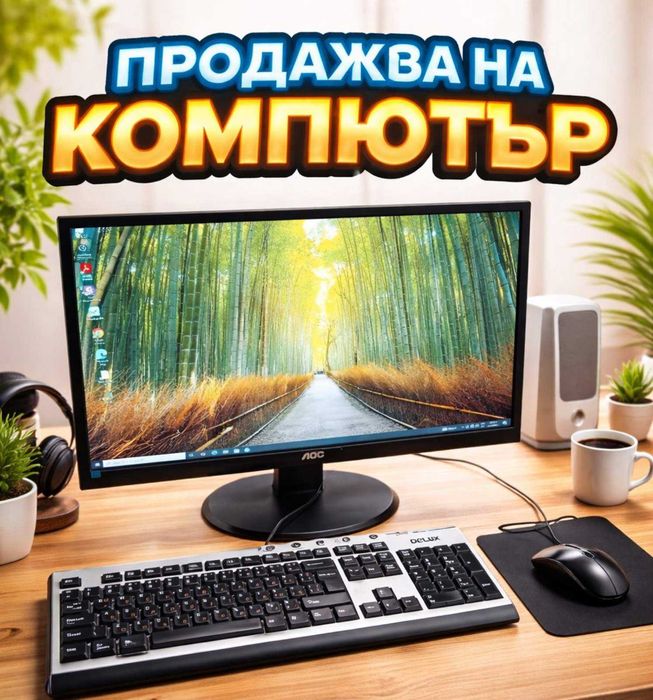 Компютър и Монитор Lenovo mini