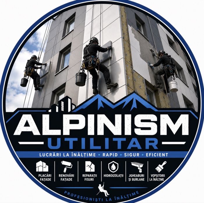 Servicii Profesionale de Alpinism Utilitar – Fațade, Placări, Renovări