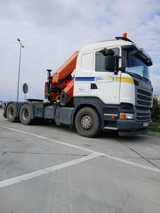 Camion Scania 6x4 cu Macara ,Cap tractor 6x4 SCHIMB
